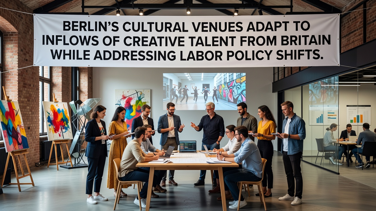 Berlin's Cultural Venues Adapt to Inflows of Creative Talent from Britain While Addressing Labor Policy Shifts