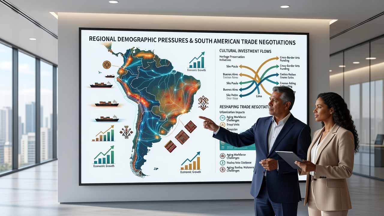 Investment in cultural infrastructure responds to changing population distributions in major South American cities